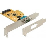 DeLOCK 90293 scheda di interfaccia e adattatore Interno RS-232, Convertitore PCIe, RS-232, A basso profilo, PCIe 2.0, SUN2212, 0,0001152 Gbit/s