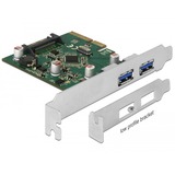 DeLOCK 90298 scheda di interfaccia e adattatore Interno USB 3.2 Gen 1 (3.1 Gen 1) PCIe, USB 3.2 Gen 1 (3.1 Gen 1), PCIe 3.0, Cina, Asmedia ASM3142, 10 Gbit/s