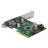 DeLOCK 90299 scheda di interfaccia e adattatore Interno USB 3.2 Gen 1 (3.1 Gen 1), Controller USB PCIe, USB 3.2 Gen 1 (3.1 Gen 1), PCIe 3.0, Cina, Asmedia ASM3142, 10 Gbit/s