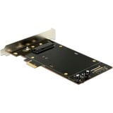 DeLOCK 90349 scheda di interfaccia e adattatore Interno SATA PCIe, SATA, PCIe 2.0, Windows 10, Windows 7, Windows 8, Windows 8.1, 120 mm, 150 mm