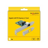 DeLOCK 90381 scheda di rete e adattatore Interno Ethernet 100 Mbit/s Interno, Cablato, PCI Express, Ethernet, 100 Mbit/s