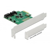 DeLOCK 90392 scheda di interfaccia e adattatore Interno SATA, Scheda RAID PCIe, SATA, PCIe 2.0, 0, 1