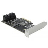 DeLOCK 90396 scheda di interfaccia e adattatore Interno M.2, SATA PCIe, M.2, SATA, Nero, Verde, Grigio, 6 Gbit/s, SATA