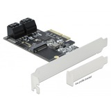 DeLOCK 90396 scheda di interfaccia e adattatore Interno M.2, SATA PCIe, M.2, SATA, Nero, Verde, Grigio, 6 Gbit/s, SATA