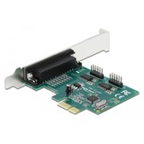 DeLOCK 90413 scheda di interfaccia e adattatore Interno Parallelo, RS-232 PCIe, Parallelo, RS-232, PCIe 1.1, RS-232, Cina, 0,0004608 Gbit/s