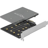 DeLOCK 90432 scheda di interfaccia e adattatore Interno M.2 PCIe, M.2, PCIe 3.0, Nero, JMicron JMB582, Windows 10 Education, Windows 10 Education x64, Windows 10 Enterprise, Windows 10 Enterprise x64,...