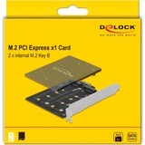 DeLOCK 90432 scheda di interfaccia e adattatore Interno M.2 PCIe, M.2, PCIe 3.0, Nero, JMicron JMB582, Windows 10 Education, Windows 10 Education x64, Windows 10 Enterprise, Windows 10 Enterprise x64,...