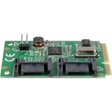 DeLOCK 95233 scheda di interfaccia e adattatore Interno SATA Mini PCI Express, SATA, Asmedia ASM1061, 6 Gbit/s, Windows XP/Vista/Vista-64/7/7-64, Linux 2.6