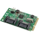 DeLOCK 95233 scheda di interfaccia e adattatore Interno SATA, Controllore Mini PCI Express, SATA, Asmedia ASM1061, 6 Gbit/s, Windows XP/Vista/Vista-64/7/7-64, Linux 2.6