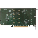 HighPoint SSD7101A-1 controller RAID PCI Express x16 3.0 8 Gbit/s M.2, PCI Express x16, 0, 1, 10, 8 Gbit/s, 4 canali, 920585 h