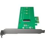 ICY BOX IB-PCI208 scheda di interfaccia e adattatore Interno M.2 PCIe, M.2, PCIe 3.0, Verde, Cina, 32 Gbit/s