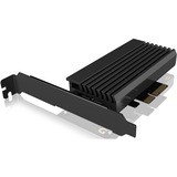 ICY BOX IB-PCI214M2-HSL scheda di interfaccia e adattatore Interno M.2 Nero, PCIe, M.2, PCIe 3.0, Nero, Passivo, Cina