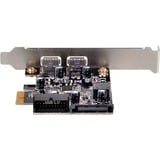SilverStone EC04-E scheda di interfaccia e adattatore Interno USB 3.2 Gen 1 (3.1 Gen 1), Controller USB PCIe, USB 3.2 Gen 1 (3.1 Gen 1), Nero, 5 Gbit/s, Windows 7 Home Basic, Windows 7 Home Basic x64, Windows 7 Home Premium, Windows 7 Home Premium...