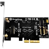 SilverStone ECM20 scheda di interfaccia e adattatore Interno PCIe, SATA M.2, PCIe, SATA, Nero