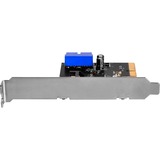 SilverStone ECU04-E scheda di interfaccia e adattatore Interno USB 3.2 Gen 1 (3.1 Gen 1), Controllore PCIe, USB 3.2 Gen 1 (3.1 Gen 1), A basso profilo, PCIe 2.0, 10 Gbit/s