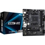 ASRock A520M-HVS AMD A520 Socket AM4 micro ATX AMD, Socket AM4, 3rd Generation AMD Ryzen™ 3, 3rd Generation AMD Ryzen 5, 3rd Generation AMD Ryzen™ 7, 3rd..., DDR4-SDRAM, 64 GB, DIMM