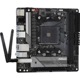 ASRock B550M-ITX/ac AMD B550 Socket AM4 mini ITX Nero/grigio, AMD, Socket AM4, 3rd Generation AMD Ryzen™ 3, 3rd Generation AMD Ryzen 5, 3rd Generation AMD Ryzen™ 7, 3rd..., DDR4-SDRAM, 64 GB, DIMM