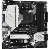 ASRock B550M Pro4 AMD B550 Socket AM4 micro ATX, Scheda madre AMD, Socket AM4, 3rd Generation AMD Ryzen™ 3, 3rd Generation AMD Ryzen 5, 3rd Generation AMD Ryzen™ 7, 3rd..., Socket AM4, DDR4-SDRAM, 128 GB