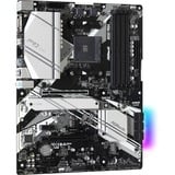 ASRock B550 Pro4 AMD B550 Socket AM4 ATX, Scheda madre Nero/Argento, AMD, Socket AM4, 3rd Generation AMD Ryzen™ 3, 3rd Generation AMD Ryzen 5, 3rd Generation AMD Ryzen™ 7, 3rd..., Socket AM4, DDR4-SDRAM, 128 GB