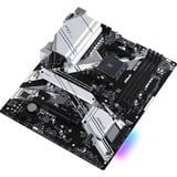 ASRock B550 Pro4 AMD B550 Socket AM4 ATX, Scheda madre Nero/Argento, AMD, Socket AM4, 3rd Generation AMD Ryzen™ 3, 3rd Generation AMD Ryzen 5, 3rd Generation AMD Ryzen™ 7, 3rd..., Socket AM4, DDR4-SDRAM, 128 GB