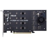 ASUS HYPER M.2 X16 CARD V2 scheda di interfaccia e adattatore Interno, Controllore PCIe, M.2, PCIe 3.0, 128 Gbit/s, 202 mm, 13 mm