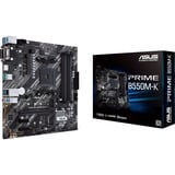 ASUS PRIME B550M-K AMD B550 Socket AM4 micro ATX, Scheda madre Nero/Bianco, AMD, Socket AM4, 3rd Generation AMD Ryzen™ 3, 3rd Generation AMD Ryzen 5, 3rd Generation AMD Ryzen™ 7, 3rd..., DDR4-SDRAM, 128 GB, DIMM