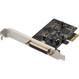 Digitus Scheda di interfaccia parallela , PCIe, Adattatore PCIe, PCIe, Parallelo, Altezza intera, Multicolore, PC, Cina