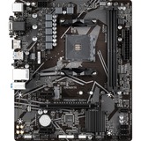 GIGABYTE Scheda madre A520M S2H - Supporta CPU AMD Ryzen serie 5000 AM4, VRM digitale puro 4+3 fasi, fino a 5100MHz DDR4 (OC), PCIe 3.0 x4 M.2, LAN GbE, USB 3.2 Gen 1 Nero/grigio, VRM digitale puro 4+3 fasi, fino a 5100MHz DDR4 (OC), PCIe 3.0 x4 M.2, LAN GbE, USB 3.2 Gen 1, AMD, Socket AM4, AMD Ryzen 3000 Series, Socket AM4, 64 GB, DDR4-SDRAM