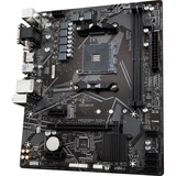 GIGABYTE Scheda madre A520M S2H - Supporta CPU AMD Ryzen serie 5000 AM4, VRM digitale puro 4+3 fasi, fino a 5100MHz DDR4 (OC), PCIe 3.0 x4 M.2, LAN GbE, USB 3.2 Gen 1 Nero/grigio, VRM digitale puro 4+3 fasi, fino a 5100MHz DDR4 (OC), PCIe 3.0 x4 M.2, LAN GbE, USB 3.2 Gen 1, AMD, Socket AM4, AMD Ryzen 3000 Series, Socket AM4, 64 GB, DDR4-SDRAM