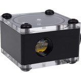 Alphacool 1011889 Blocco per radiatore, Indicatori di flusso Nero, Blocco per radiatore, Acetale, Nylon, Plextonium, Nero, Blu, Trasparente, Giallo, 32,1 mm, 44,5 mm, 48,4 mm