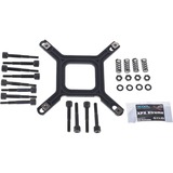 Alphacool 12840 computer cooling system Processore Kit di montaggio Nero, Vite argento, Kit di montaggio, Nero