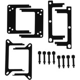 Alphacool 12936 parte e accessorio del sistema di raffreddamento del computer Blocco di acqua Nero, Blocco di acqua, Nylon, Nero, LGA 2011 (Socket R), LGA 2011-v3 (Socket R), LGA 2066, LGA 3647 (Socket P), Socket SP3, Socket TR4, 63,8 mm, 79 mm