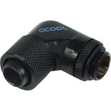 Alphacool 17075 parte e accessorio del sistema di raffreddamento del computer Guarnizione, Connessione Nero, Guarnizione, Ottone, Nero, 1/4", 90°, 34 mm