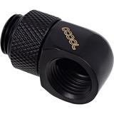 Alphacool 17248 accessori di raffreddamento hardware, Connessioni Nero, Nero, 1/4", 90°, Maschio/Femmina, 18 mm, 32 mm