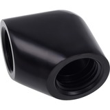 Alphacool 17258 parte e accessorio del sistema di raffreddamento del computer, Connessione Nero, Nero, 1/4", 90°, Femmina, 25 mm, 18 mm