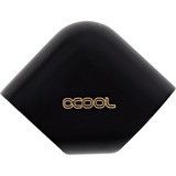 Alphacool 17258 parte e accessorio del sistema di raffreddamento del computer, Connessione Nero, Nero, 1/4", 90°, Femmina, 25 mm, 18 mm