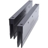 Alphacool 17268 parte e accessorio del sistema di raffreddamento del computer Blocco di acqua, Dissipatore di calore Nero, Blocco di acqua, Alluminio, Nero, 2 pz