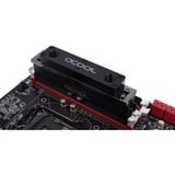 Alphacool 17268 parte e accessorio del sistema di raffreddamento del computer Blocco di acqua, Dissipatore di calore Nero, Blocco di acqua, Alluminio, Nero, 2 pz