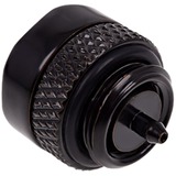 Alphacool 17361 parte e accessorio del sistema di raffreddamento del computer Guarnizione, Valvola Nero, Guarnizione, Ottone, Nero, 1/4", 1,7 cm, Liquido