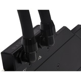 Alphacool 17455 parte e accessorio del sistema di raffreddamento del computer Guarnizione Nero, Guarnizione, Ottone, Nero, 1/4", 90°, 27 mm