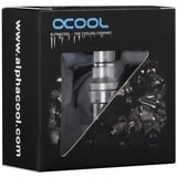 Alphacool 17456 parte e accessorio del sistema di raffreddamento del computer Guarnizione cromo, Guarnizione, Ottone, Argento, 1/4", 42 mm, 2,4 cm