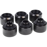 Alphacool 8748643 Parti e accessori del sistema di raffreddamento del computer Nero, Ottone, Nero, 1/4", Maschio/Femmina, 18 mm, 2,1 cm