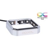 Alphacool Aurora XPX RGB Telaio di copertura, Cornice cromo, Telaio di copertura, Cromo, Poliossimetilene (POM), Cromo, Maschio, 75 mm, 75 mm