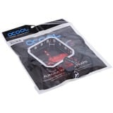 Alphacool Aurora XPX RGB Telaio di copertura, Cornice cromo, Telaio di copertura, Cromo, Poliossimetilene (POM), Cromo, Maschio, 75 mm, 75 mm