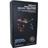 Alphacool Eisbaer Aurora 360 CPU Processore Raffreddatore di liquidi tutto in uno 12 cm Nero 1 pz Nero, Raffreddatore di liquidi tutto in uno, 12 cm, 104,49 m³/h, Nero