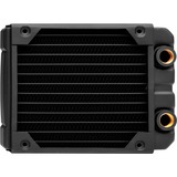 Corsair CX-9030001-WW parte e accessorio del sistema di raffreddamento del computer Blocco per radiatore Nero, Blocco per radiatore, Ottone, Rame, Nero, 1/4", 60 °C, 160 mm