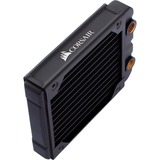 Corsair CX-9030001-WW parte e accessorio del sistema di raffreddamento del computer Blocco per radiatore Nero, Blocco per radiatore, Ottone, Rame, Nero, 1/4", 60 °C, 160 mm