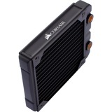 Corsair CX-9031001-WW parte e accessorio del sistema di raffreddamento del computer Blocco per radiatore Nero, Blocco per radiatore, Ottone, Rame, Nero, 1/4", 60 °C, 170 mm