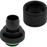 Corsair CX-9051002-WW parte e accessorio del sistema di raffreddamento del computer Guarnizione Nero, Guarnizione, Ottone, Nero, 1/4", 4 x Compression fittings, Liquido