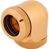 Corsair CX-9052016-WW parte e accessorio del sistema di raffreddamento del computer Guarnizione oro, Guarnizione, Ottone, Oro, 1/4", 90°, 1,4 cm